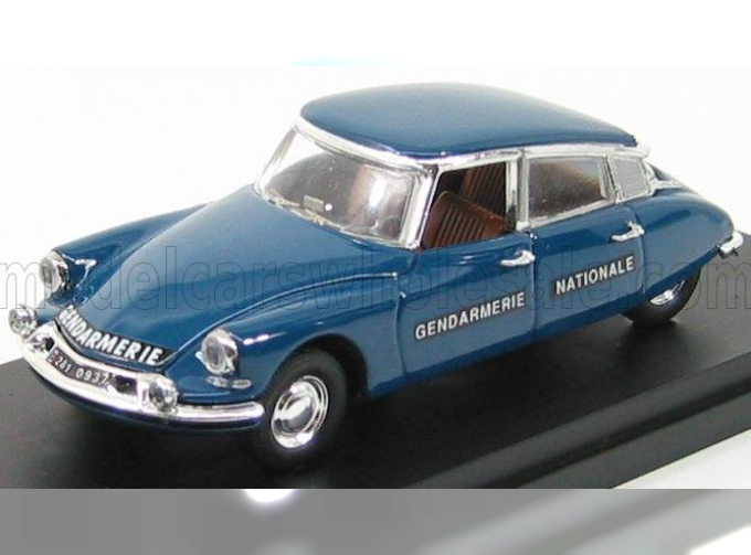 CITROEN Ds19 Gendarmerie - Police (1965), Blue