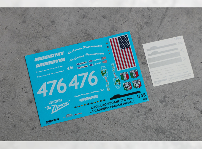 Декаль CADILLAC Sedanette 1949