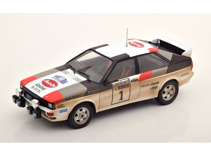 AUDI Quattro A1 #1 "Audi Sport" Mikkola/Hertz победитель RAC Rally 1982