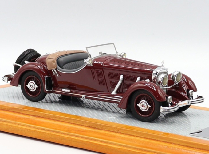 Mercedes-Benz 500K Russian Roadster 1934 Sindelfingen sn105351 Current Car, Burgundy