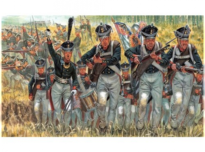 Сборная модель Солдаты NAPOLEONIC WARS: RUSSIAN INFANTRY