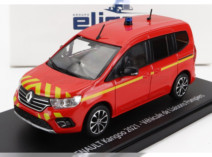 RENAULT KANGOO COMBISPACE VEHICULE DE LIAISONS SAPEURS POMPIERS (2021), RED YELLOW