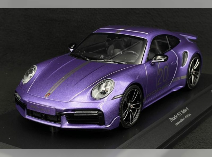 PORSCHE 911 (992) Turbo S Coupe Sport Design (2021), viola