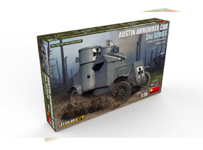 Сборная модель Austin Armoured Car 3rd Series: German, Austro-Hungarian, Finnish Service. Interior Kit