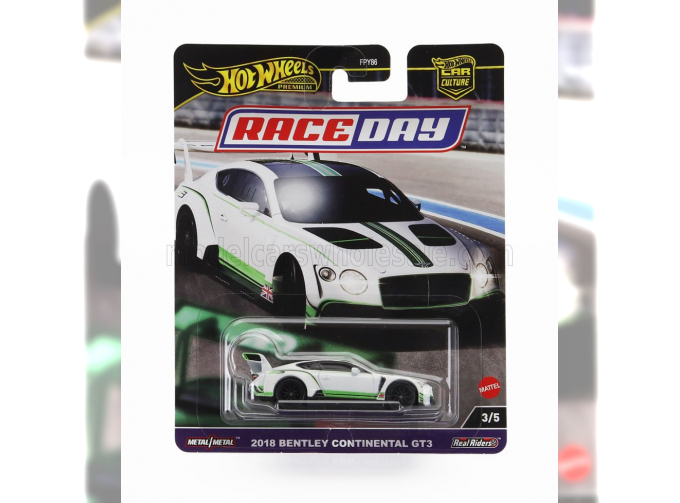 BENTLEY Continental Gt3 (2018), White Green