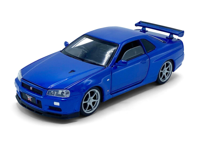 NISSAN GT-R34 V-spec II, blue
