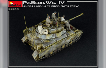 Сборная модель Немецкий командирский танк Pz.Beob.Wg.IV A