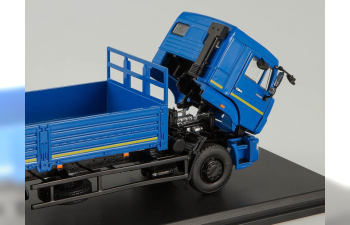 Камский грузовик 65117 бортовой (рестайлинг), синий