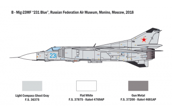 Сборная модель Самолёт M-23 MF/BN FLOGGER