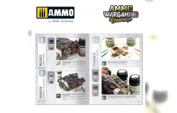 AMMO WARGAMING UNIVERSE Книга 06 - Везеринг боевых машин (английский, испанский, польский) / Book 06 - Weathering Combat Vehicles