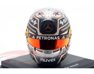 MINI HELMET Mercedes-AMG F1 W16 E Performance British GP (Silverstone) Formula 1 Andrea Kimi Antonelli (2025)