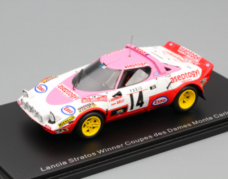 Lancia Stratos No.14 Winner Coupes des Dames Monte Carlo 1977 C. Dacremont - C. Galli