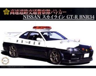 Сборная модель Nissan Skyline (R34) GT-R Police Car