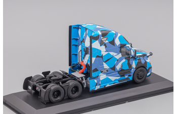 FREIGHTLINER Cascadia Tractor Truck 3-assi (2018), Blue Camouflage