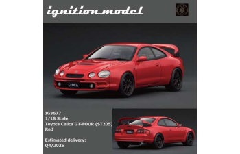 TOYOTA Celica GT-FOUR (ST205), red