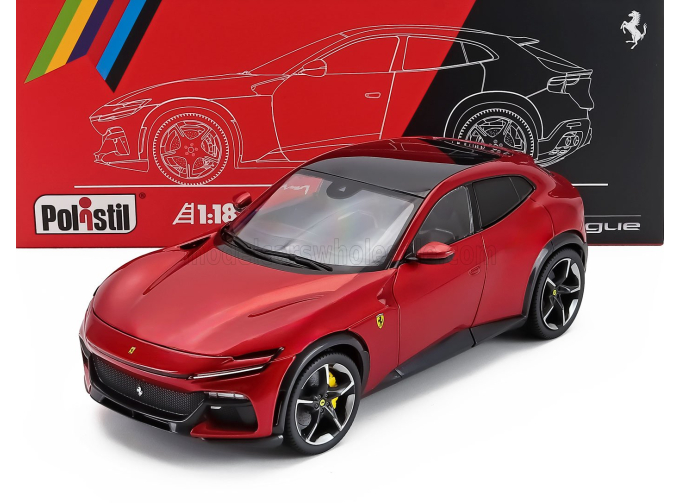 FERRARI Purosangue (2022) - Numbered One By One, Rosso Magma - Red Met