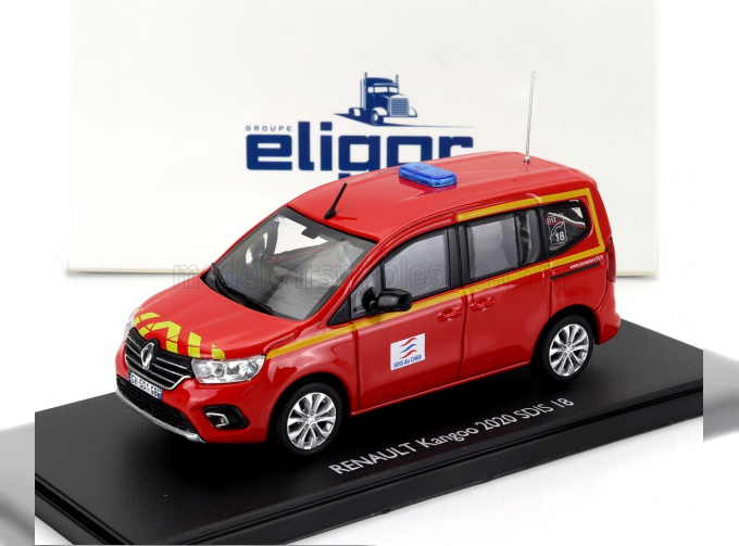 RENAULT Kangoo Sdis 18 Sapeurs Pompiers (2020), Red