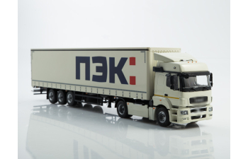 Камский грузовик 5490 с полуприцепом НЕФАЗ-93341 ПЭК