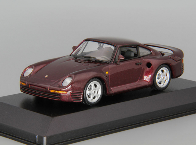 PORSCHE 959 (1987), dark red