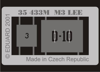 Фототравление Американский средний танк M3 Lee