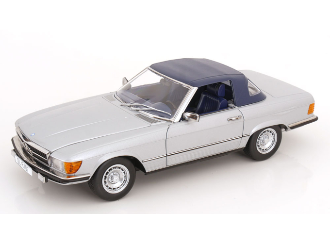 MERCEDES-BENZ 450 SL R107 with removable Softtop (1985), silver