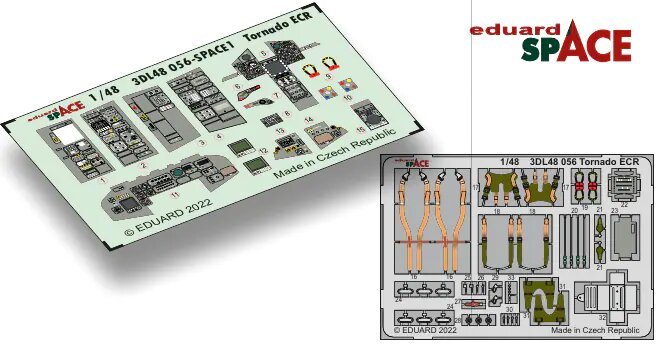 Декаль 3D Tornado ECR SPACE