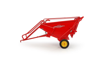 Mathiaut Mdt 72 - Small Bale Collecting Cart, Red
