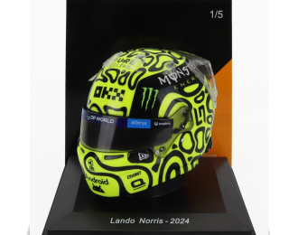 BELL HELMET Casco Helmet F1 Lando Norris Team Mclaren №4 Season (2024), Yellow Black