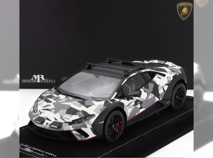 LAMBORGHINI Huracan Sterrato (2022) - Con Vetrina - With Showcase, Neve - Snow Camouflage