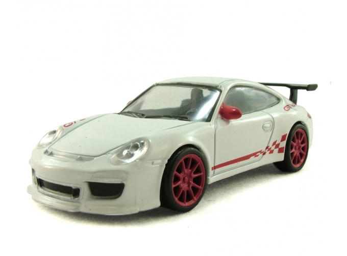 PORSCHE GT3 RS, серия RACING 1:43, белый