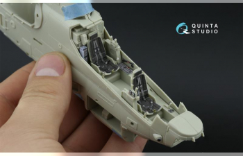 3D Декаль интерьера кабины AH-1Z Zulu Cobra/Viper (KittyHawk) (с 3D-печатными деталями)