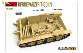 Сборная модель Немецкая БРЭМ Bergepanzer t-60(r) с интерьером