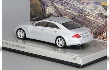 MERCEDES-BENZ CLS-Class C219 Coupe Sindelfingen production plant edition, silver