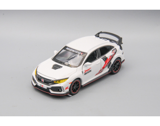 HONDA Civic WRC белый, 15 см