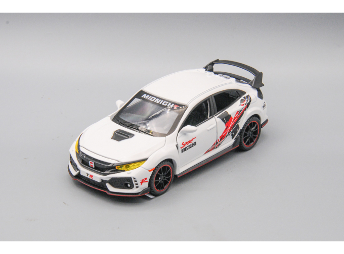 HONDA Civic WRC белый, 15 см