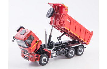 Камский грузовик 65802-87 (S5) самосвал, красный