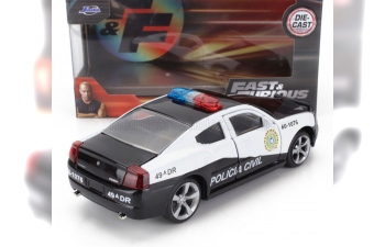 DODGE Charger Srt8 Police Policia Civil (2006) - Fast & Furious, Black White