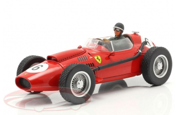 Фигурка сидящего гонщика в серо зеленой куртке