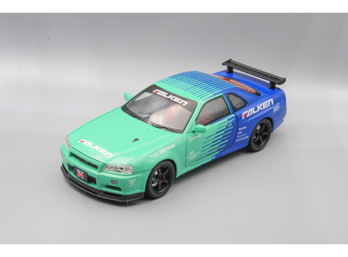 NISSAN Skyline GT-R, зелёный, 26 см.