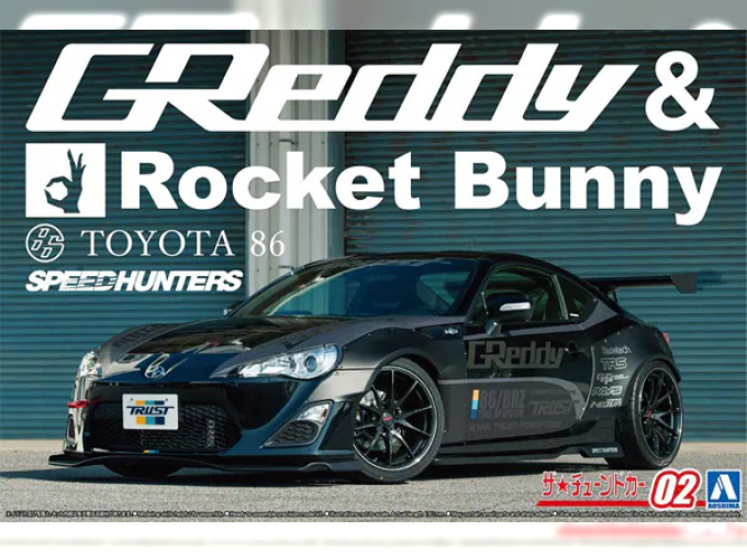 Сборная модель Toyota 86 12 GReddy&Rocket Bunny Volk Racing Ver.