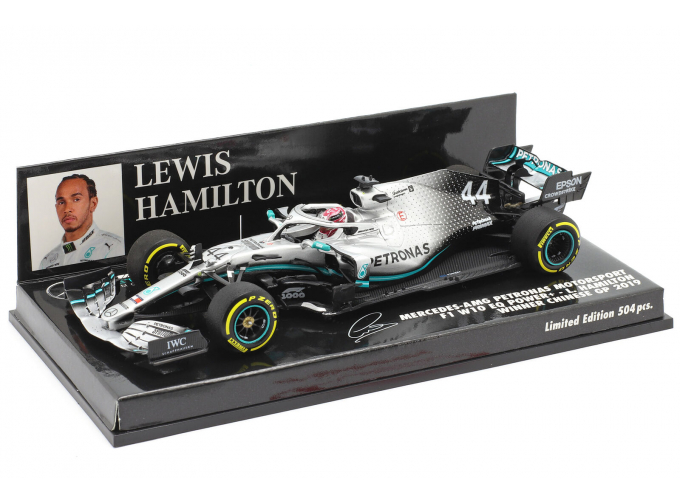 MERCEDES-AMG PETRONAS MOTORSPORT F1 W10 EQ POWER+ - LEWIS HAMILTON - WINNER CHINESE GP 2019