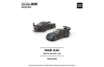PORSCHE RWB 930 *STELLA ARTOIS*, matte black