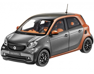 SMART ForFour Passion, lava orange / graphite grey