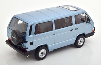 VOLKSWAGEN Bus T3 Syncro (1987), light blue-metallic