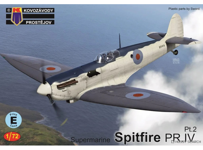 Сборная модель Supermarine Spitfire PR.Mk.IV Pt.2
