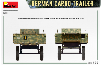 Сборная модель ACCESSORIES GERMAN CARGO TRAILER