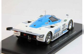 MAZDA 767 B #201 7th LM (1989), white / blue