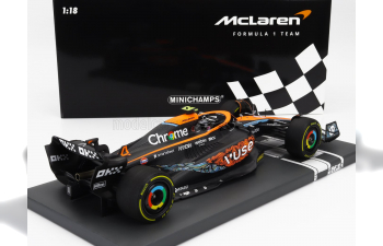 McLAREN F1 Mcl36 Mercedes Team Mclaren N4 Abu Dhabi Gp (2022) Lando Norris, Orange Light Blue