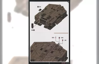 Сборная модель Spice Harvester из фильма "Дюна" / Dune