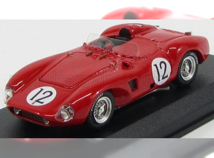 FERRARI 625lm Spider Scuderia Ferrari N12 3rd 24h Le Mans (1956) Trintignant - Gendebien, Red